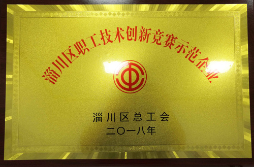 2018年淄川區(qū)職工技術(shù)創(chuàng)新競賽示范企業(yè)